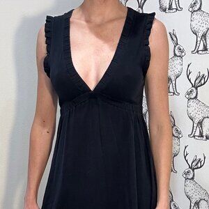 Women's J Crew Knit V-Neck Tank Dress SzS/M